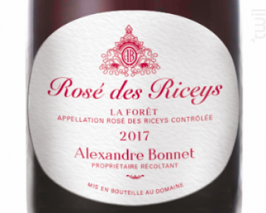 ROSE DES RICEYS - Champagne Alexandre Bonnet - 2017 - Rouge