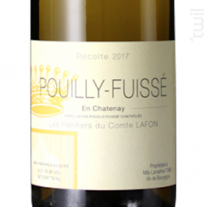 POUILLY-FUISSE - Domaine Les Héritiers du Comte Lafon - 2017 - Blanc