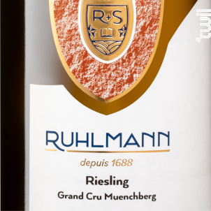 Riesling Grand Cru Muenchberg - Famille Ruhlmann Schutz - 2022 - Blanc
