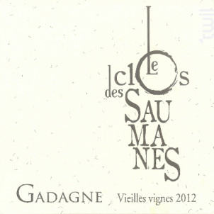 Vieilles Vignes - Le Clos des Saumanes - 2015 - Rouge