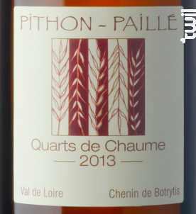 Quarts de Chaume Grand cru - Domaine Pithon-Paillé - 2016 - Blanc