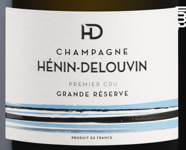 Grande Réserve Brut - Premier Cru - Champagne Hénin-Delouvin - Non millésimé - Effervescent