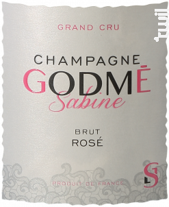 Brut Rosé - Champagne Godmé Sabine - Non millésimé - Effervescent