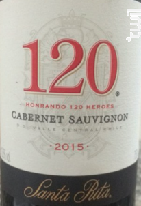 120 Reserva Especial Cabernet Sauvignon - Bodega Santa Rita - 2019 - Rouge