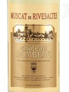 Château Rombeau Vin Doux Naturel Muscat de Rivesaltes - Château de Rombeau - 2020 - Blanc