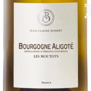 Bourgogne Aligoté Les Moutots - Jean-Claude Boisset - 2017 - Blanc