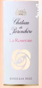 La Roseraie - Château de Parenchère - 2024 - Rosé