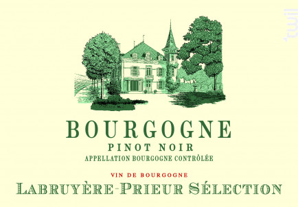 Bourgogne Pinot Noir - Labruyère Prieur Sélection - 2015 - Rouge