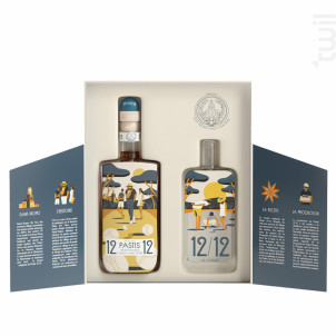 Pastis 12/12 Édition Pétanque - Coffret Sunset Avec Carafe - Pastis 12/12 - Non millésimé - 