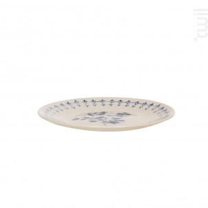 Assiette À Dessert Appoline Bleue 21 Cm lot De 6 - table passion -  - 