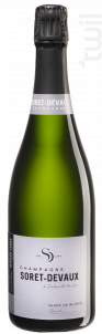 Cuvée Blanc de Blancs - Champagne Soret-Devaux - Non millésimé - Effervescent