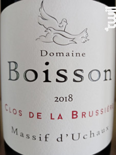 Clos de la Brussiere - Domaine Boisson - 2019 - Rouge