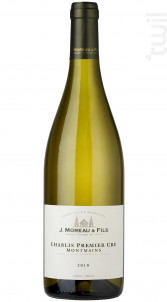 J Moreau Et Fils Chablis Premier Cru Montmains Vin Blanc Chardonnay Bourgogne
