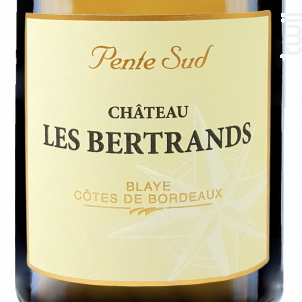 Château Les Bertrands Pente Sud - Vignobles Dubois & Fils - Château les Bertrands - 2019 - Blanc