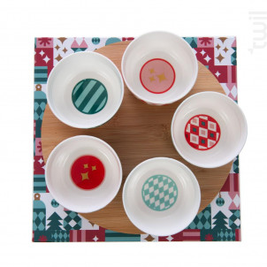 Coffret Apéritif 5 Bols Santa - Amadeus -  - 