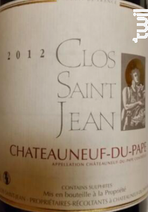 Châteauneuf-du-pape - Clos Saint Jean - 2019 - Rouge
