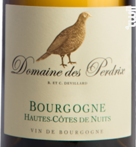Bourgogne Hautes - Côtes de Nuits - Domaine des Perdrix - 2016 - Blanc