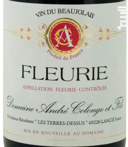 Fleurie - Domaine André Colonge et Fils - 2023 - Rouge