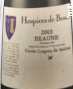 Beaune 1er Cru Cuvée Guigone de Salins - Hospices de Beaune - 2018 - Rouge