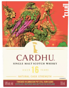 Whisky Single Malt Scotch 16 Ans Special Release - Cardhu - Non millésimé - 