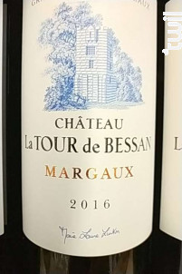 château la tour de bessan - Vignobles Marie Laure Lurton - 2016 - Rouge