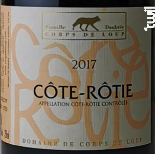Côte-Rôtie - Domaine de Corps de Loup - 2017 - Rouge