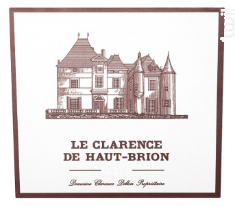 Le Clarence de Haut-Brion - Domaines Clarence Dillon- Château Haut-Brion - 2019 - Rouge