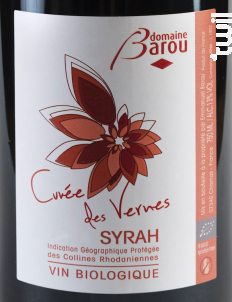 Cuvée des Vernes - Domaine Barou - 2019 - Rouge