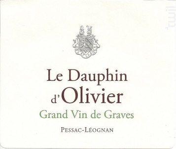 Le Dauphin d'Olivier - Château Olivier - 2013 - Blanc
