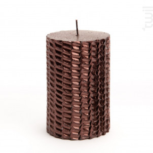 Bougie Tribale Marron 10 5 Cm lot De 6 - Amadeus -  - 