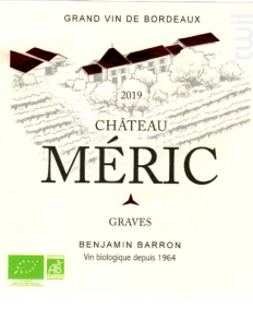 Château Méric - Château Méric et Chante l'oiseau - 2019 - Rouge