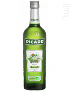 Pastis De Marseille Ricard Bio Amande - Pernod Ricard - Non millésimé - 