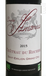 Cuvée Antonius - Baron de Montfort - Château du Rocher - 2015 - Rouge