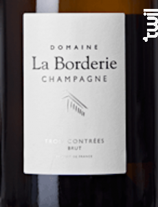 Cuvée Trois Contrées - Champagne La Borderie - Non millésimé - Effervescent