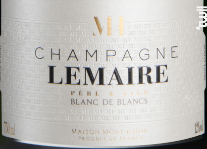 BLANC DE BLANCS MILLESIME 2005 - Champagne Lemaire Père et Fils - 2005 - Effervescent