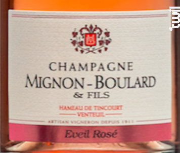 Brut Rosé - Champagne Mignon-Boulard et Fils - Non millésimé - Effervescent