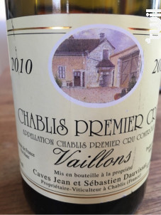Chablis Premier Cru Vaillons - Domaine Jean Dauvissat - 2009 - Blanc