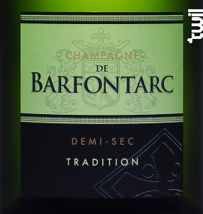 TRADITION DEMI-SEC - Champagne de Barfontarc - Non millésimé - Effervescent