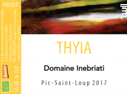 Thyia - Domaine Inebriati - 2017 - Rouge