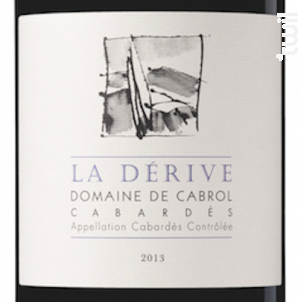 La Dérive - Domaine de cabrol - 2015 - Rouge