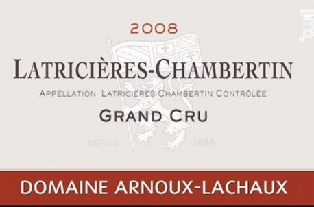 Latricières - Chambertin - Domaine Arnoux-Lachaux - 2019 - Rouge
