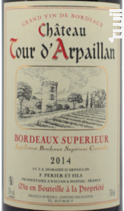 Château la Tour d'Arpaillan - Domaine d'Arpaillan - 2020 - Rouge