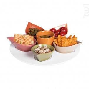 Service Apéritif 7 Pièces Udaipur 34 Cm - table passion -  - 