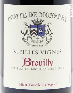 Vieilles Vignes - Domaine Comte De Monspey - 2019 - Rouge