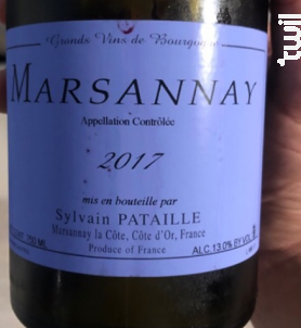 Marsannay - Domaine Sylvain Pataille - 2017 - Blanc