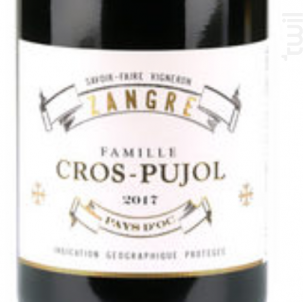 Villa Zangre - Famille Cros-Pujol - Château Grézan - 2023 - Rouge