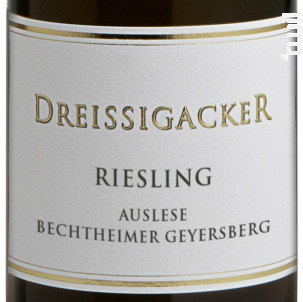 Bechtheimer Geyersberg Auslese - DREISSIGACKER - 2015 - Blanc