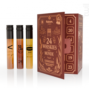 Calendrier de l'Avent Whisky - 24 Whiskies du Monde - Flakon -  - 