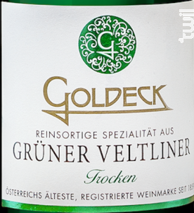 Goldeck  – Grüner Veltliner - Dry - Schlumberger - Non millésimé - Effervescent