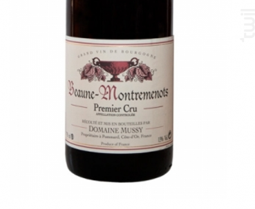 Beaune 1er cru Montremenots - Domaine Mussy - 2012 - Rouge